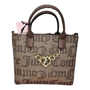 Juicy Couture Brown Change Of Heart Mini Tote